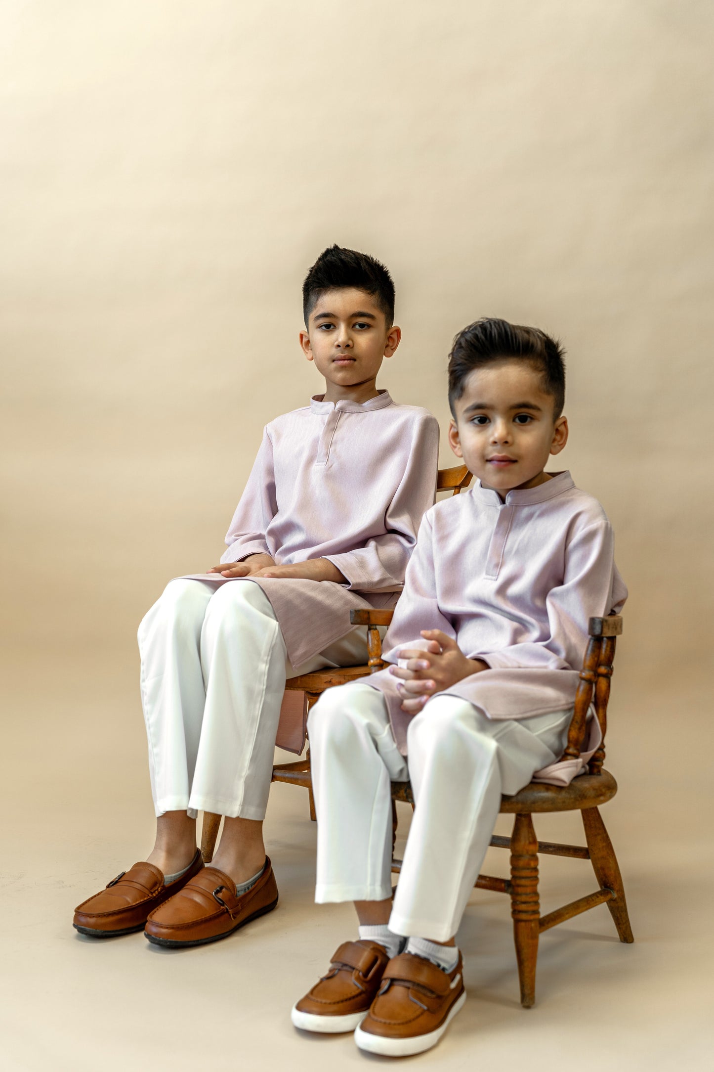 Lavender Bloom Kurta - Kids