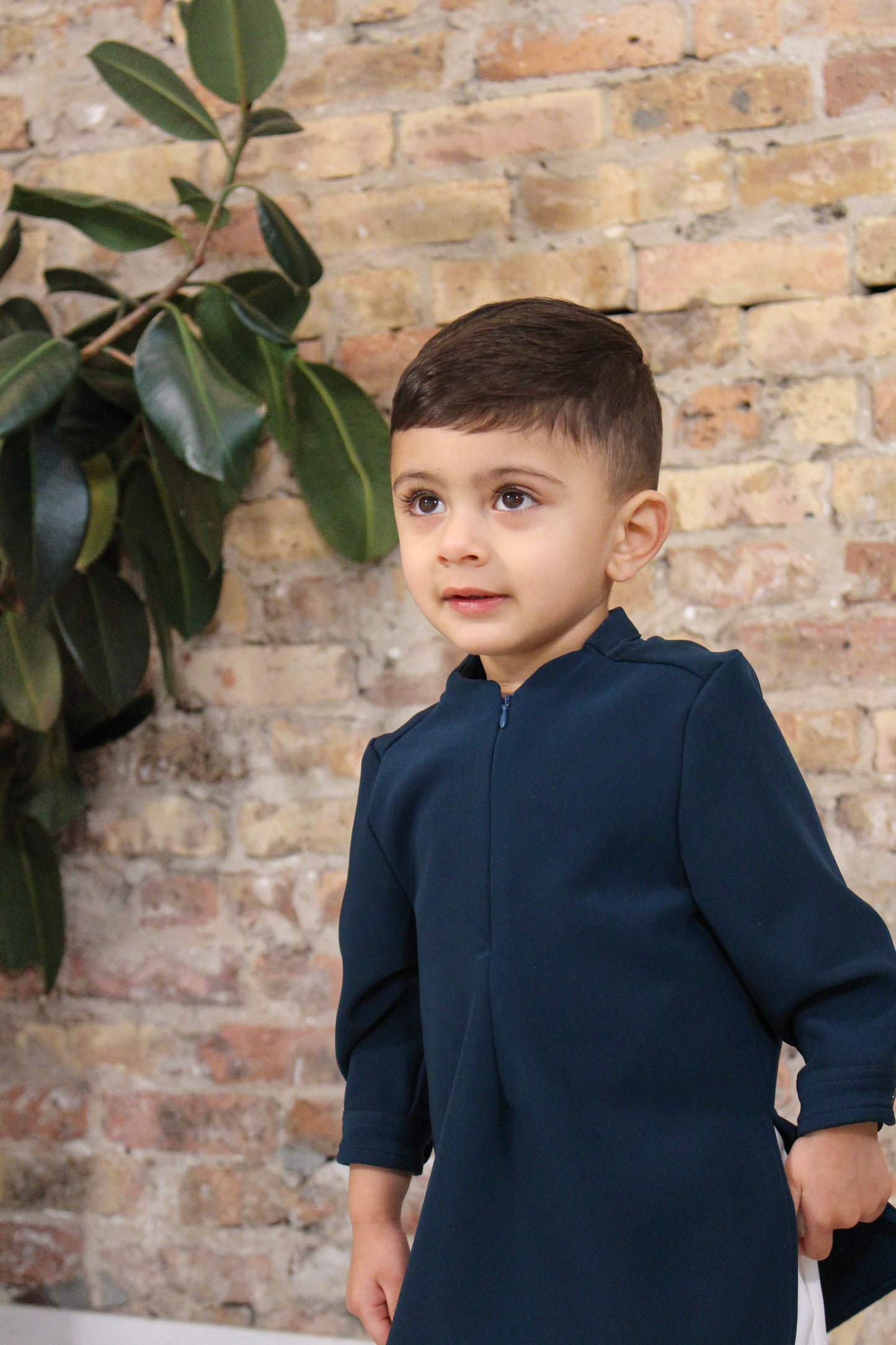 Peacock Blue Kurta - Kids