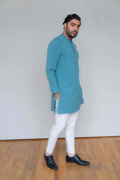 True Teal Kurta