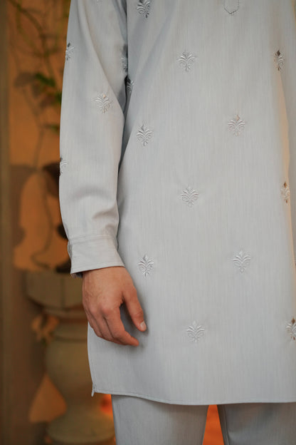 The Chateau Gray Kurta
