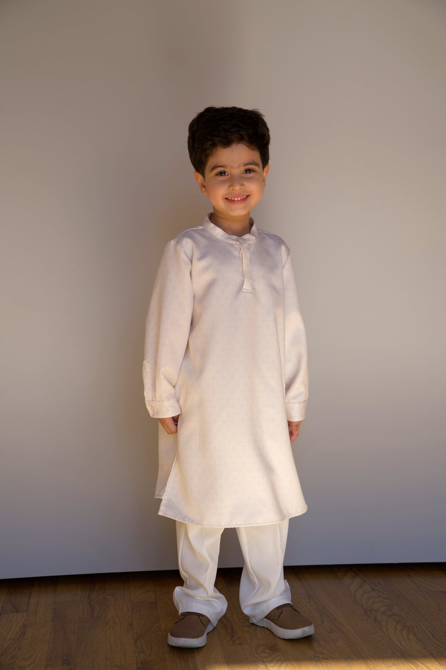 Glowing Ivory Kurta - Kids