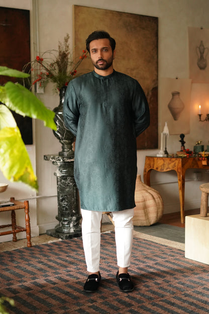 Forest Green Kurta