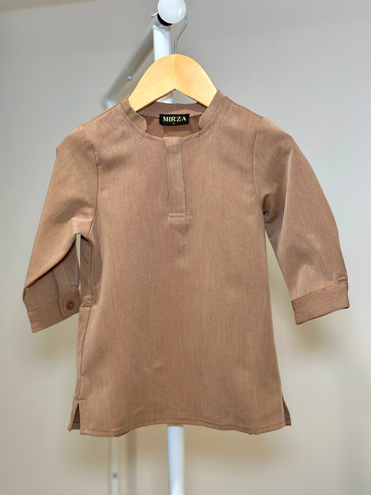 Brown Kurta - Kids