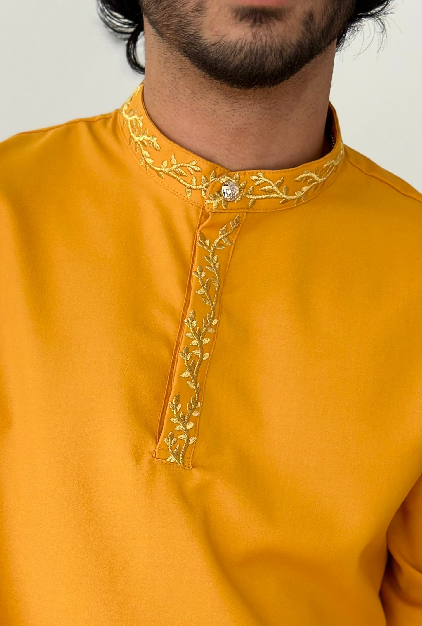 Amber Yellow Kurta