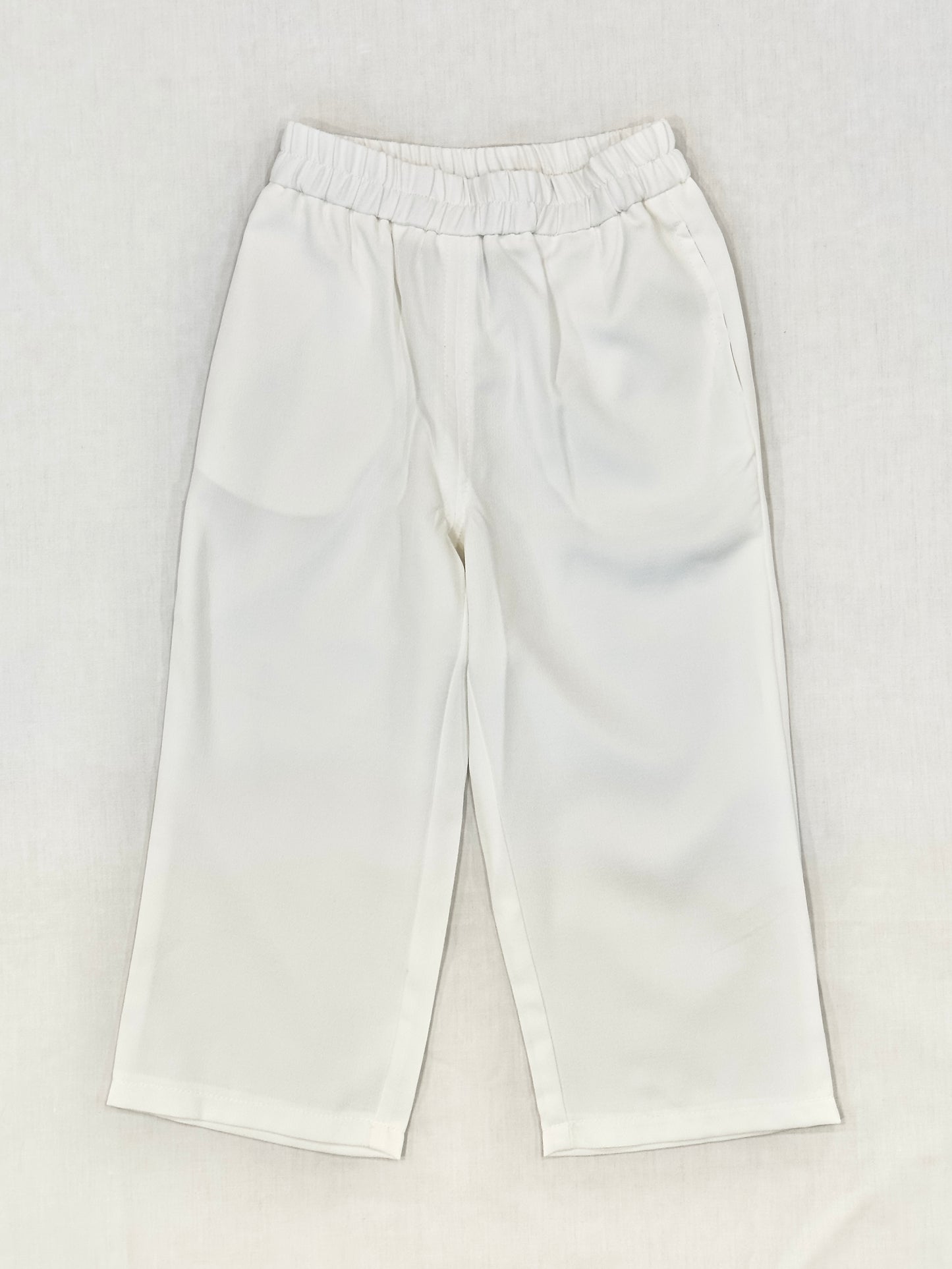 Natural White Pants - Kids