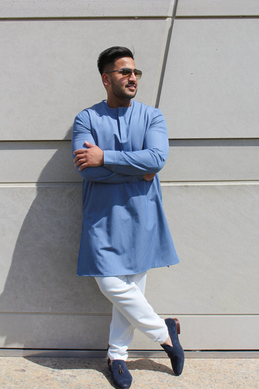 Sapphire Blue Kurta