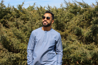 Sapphire Blue Kurta