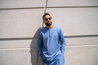 Sapphire Blue Kurta